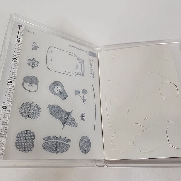 Stampin' Up! PERFECTLY PRESERVED Stamp Set of 14 1226692 Thank You Fruit Canning - Picture 4 of 4